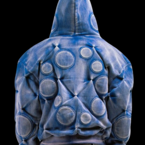 Badson Faded Cobalt OXYGEN Padded Zip-up Hoodie