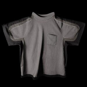 Badson OBJECT DYED Paint Tee Shirt